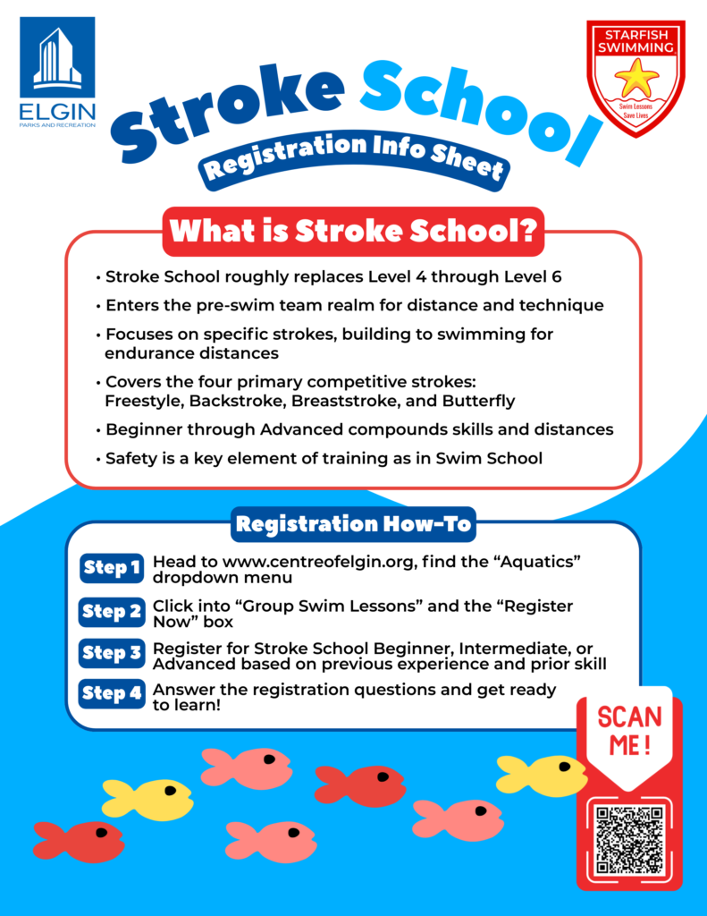 Stroke School Registration Info Sheet